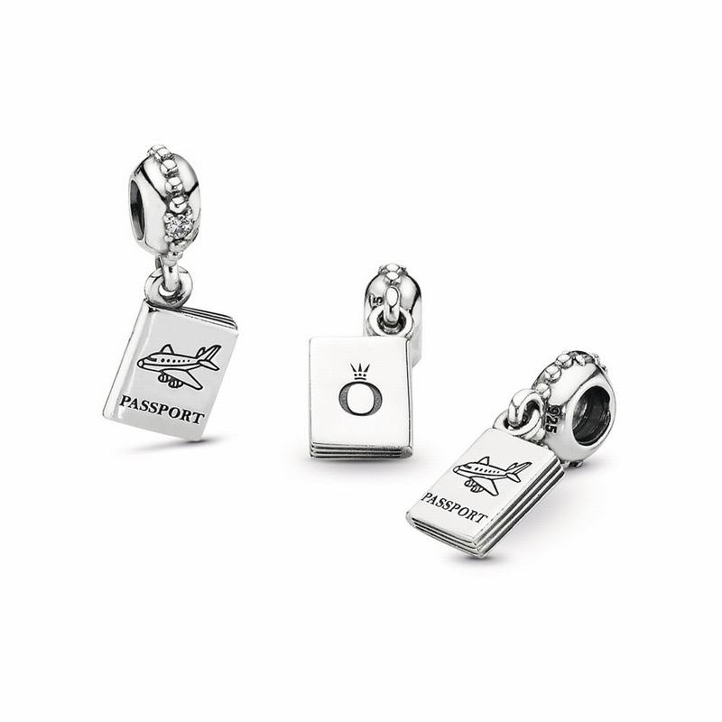 Pandora Adventure Awaits Dangle Charm Ireland - Sterling Silver/Cubic Zirconia - 270516VMC